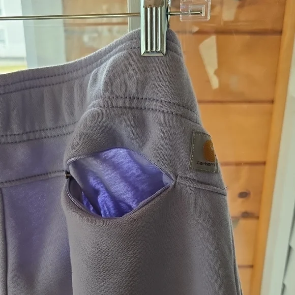 Carhartt Lavender/Purple Women's Jogger Pants - Picture 4 of 5